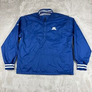 VTG Boathouse Minnetonka Lacrosse Pullover Jacket Mens L Windbreaker USA Made